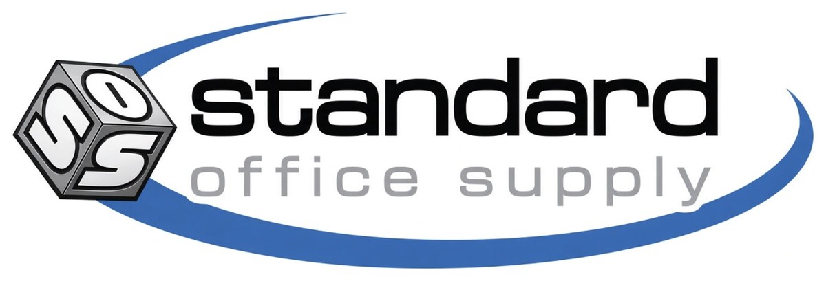 Standard Office Supply Company logo with SOS cube symbol